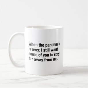 Caneca De Café Longe De Mim