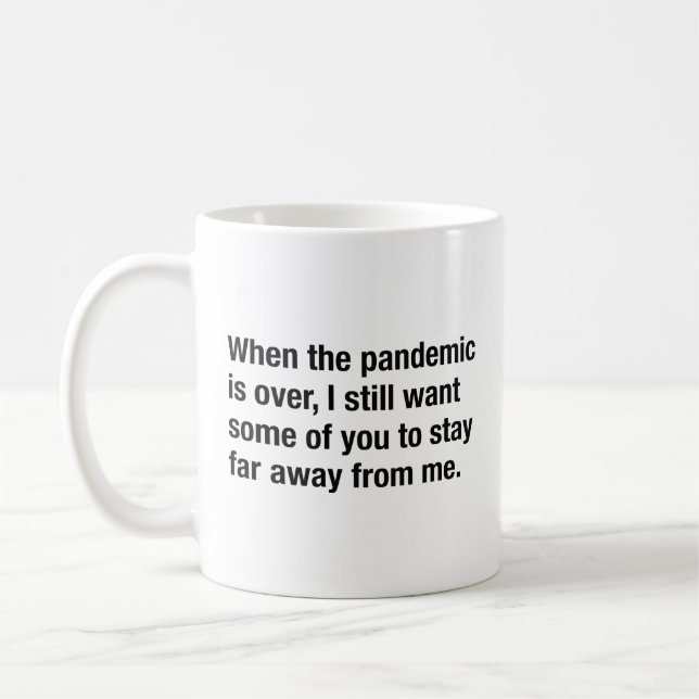 Caneca De Café Longe De Mim (Esquerda)