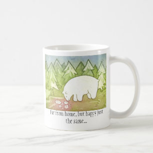 Caneca De Café Longe do lado da casa 1