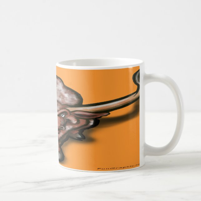 Caneca De Café Longhorn (Direita)