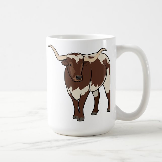 Caneca De Café Longhorn (Direita)