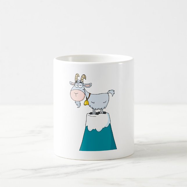 Caneca De Café Longhorn Mountain Goat (Criador carregado)