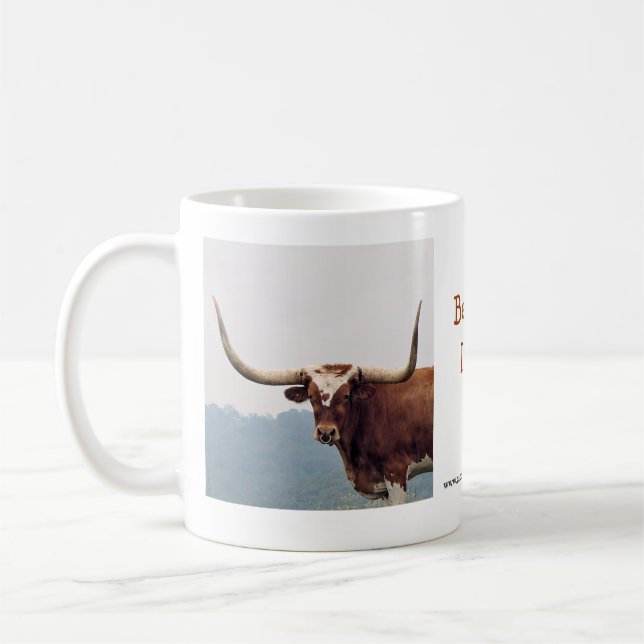 Caneca De Café LonghornMug-personalize (Esquerda)