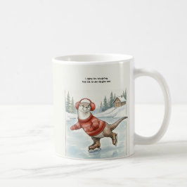 Caneca De Café Lontra Deve Patinar, Ímã