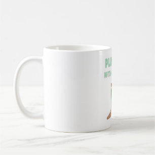 Caneca De Café Lontra Fofa Com Bola de Praia Brinca Bem Com Lontr