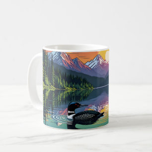 Caneca De Café Loon no Sunset