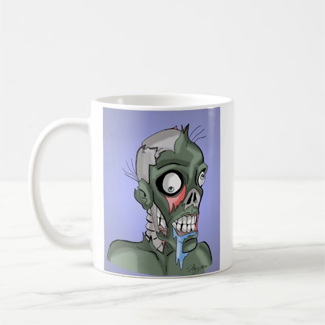 Caneca De Café Looney Zombie Mug (Esquerda)