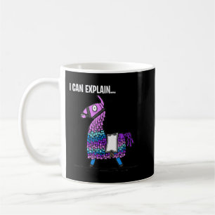 Caneca De Café Loot Llama Eu Posso Explicar Jogos