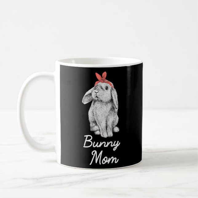 Caneca De Café Lop Eared Coelho Mãe Desenho (Esquerda)