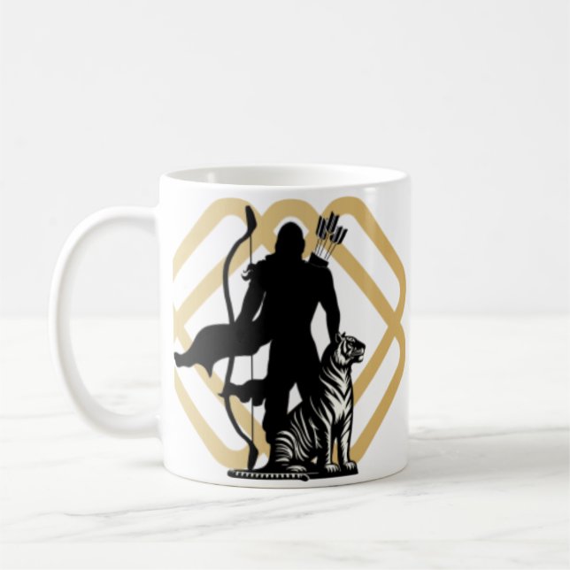 Caneca De Café Lord Ayyappan (Esquerda)