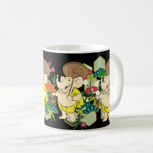 Caneca De Café Lord Ganesh Elephant Espiritual para Boa Sorte