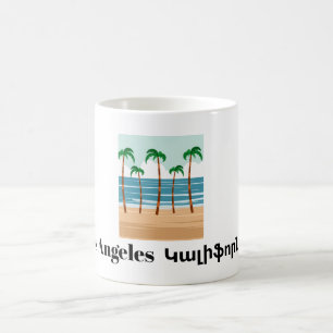 Caneca De Café Los Angeles,Կ ա ի ֆ ո լ ր ն ի ա Coffee Mug