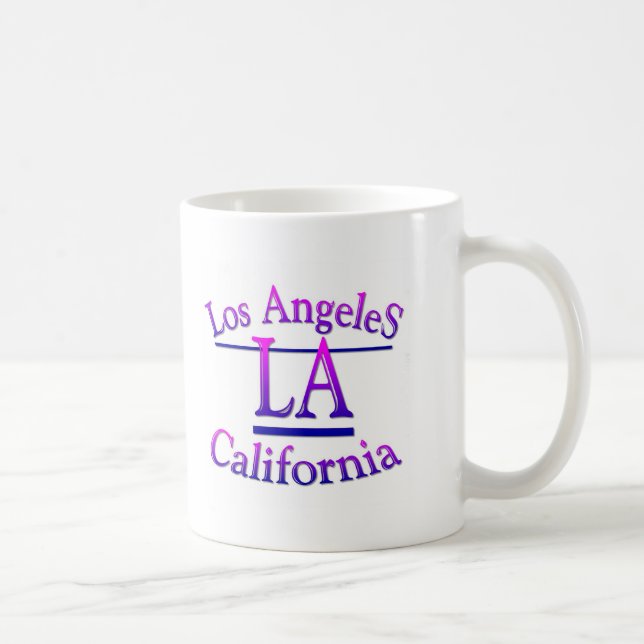 Caneca De Café Los Angeles Califórnia (Direita)