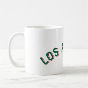 Caneca De Café Los Angeles, Califórnia Arco Vintage