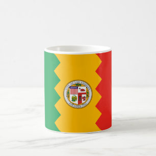 Caneca De Café Los Angeles Flag