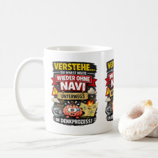 Caneca De Café Lost Thought Process – Funny Brain Design