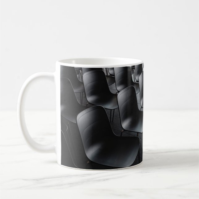 CANECA DE CAFÉ LOTE DE CADEIRA PRETA (Esquerda)