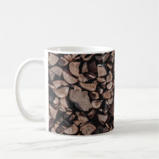 Caneca De Café Lote de madeira de fogo