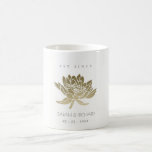CANECA DE CAFÉ LOTUS BRANCO DOURADO E GLAMOROSO SALVE O PRESENTE<br><div class="desc">Se você precisar de qualquer outra personalização ou qualquer outro item correspondente,  entre em contato comigo em yellowfebstudio@gmail.com</div>