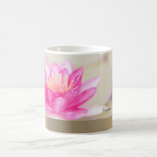 Caneca de Café Lótus Dourado Elegante, Yoga