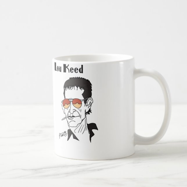 Caneca De Café Lou Reed caricature (Direita)