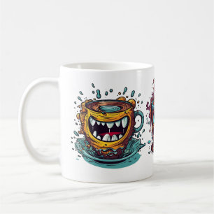 Caneca de café louca