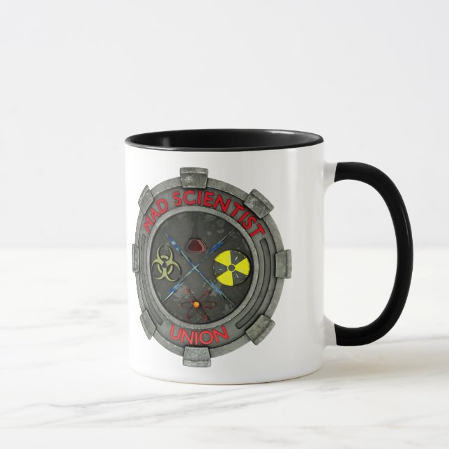 Caneca de café louca da união do cientista (Direita)