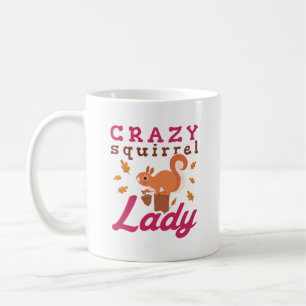 Caneca De Café Louca Senhora do Esquilo