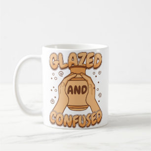 Caneca De Café Louça Vidrada e Confusa Amante Hobby Roda Pro