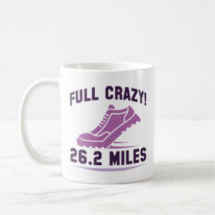 Caneca De Café Louco Completo 26.2 Milhas