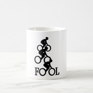 Caneca De Café Louco por Bicicleta - Presente para Fã de Ciclista