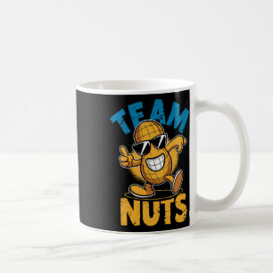 Caneca De Café Loucos de Equipe Dab Peanut Engraçado Revisão Lega