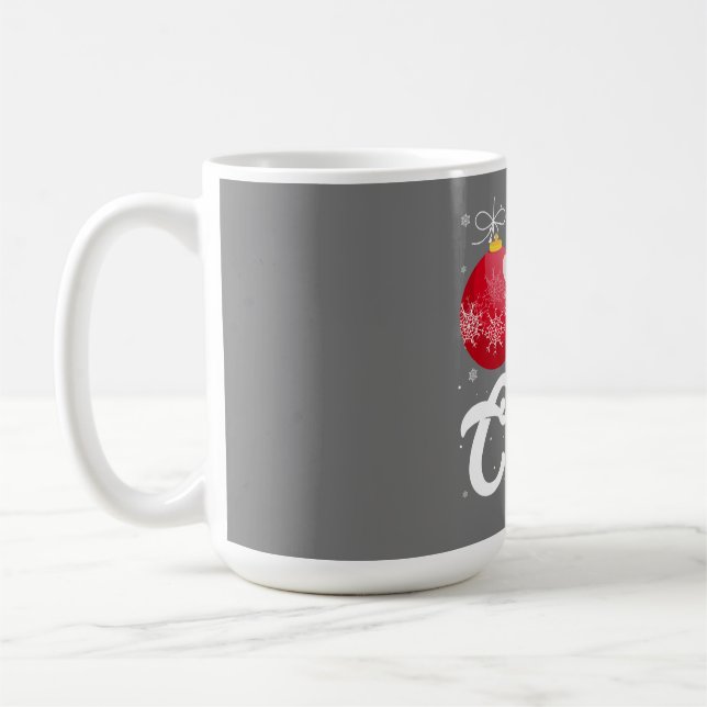 Caneca De Café Loucos de peito Casal de Natal Correspondente (Esquerda)