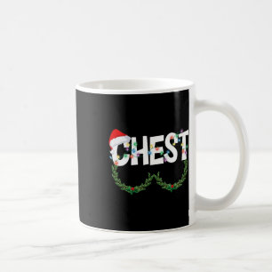 Caneca De Café Loucos De Peito Correspondentes A Casais De Natal