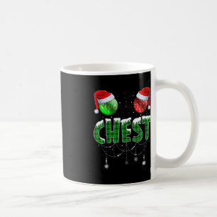 Caneca De Café Loucos do tórax Casais de Natal Correspondentes 2