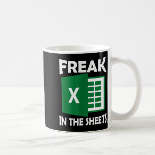 Caneca De Café Loucura nas Folhas, Contador Planilha Divertida