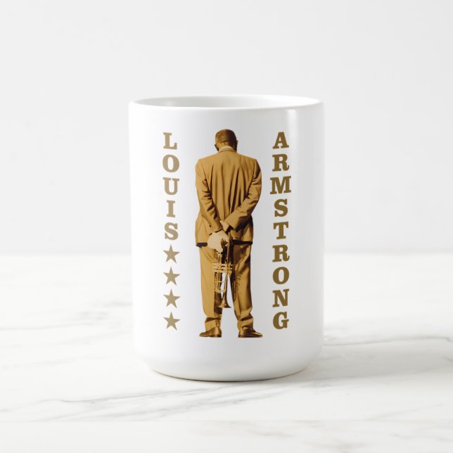 Caneca De Café Louis Armstrong (Centro)