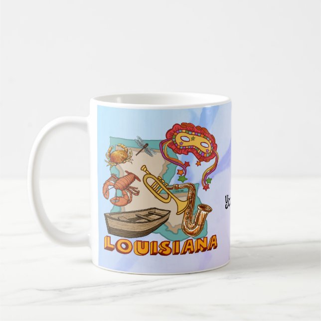 Caneca De Café Louisiana (Esquerda)