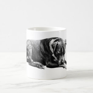Caneca De Café Lounge Dog Morning Mug