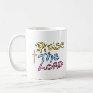 Caneca De Café "Louvado com o LORD" com as Mulheres Cruzadas Cris