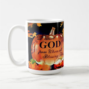 Caneca De Café Louvado Deus De Quem Todas As Bênçãos Fluem
