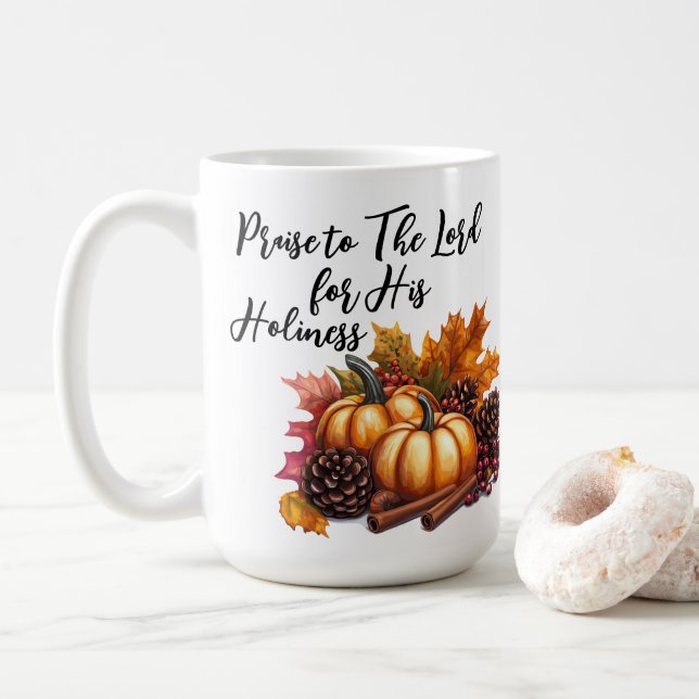 Caneca De Café Louvado Senhor (Com Donut)