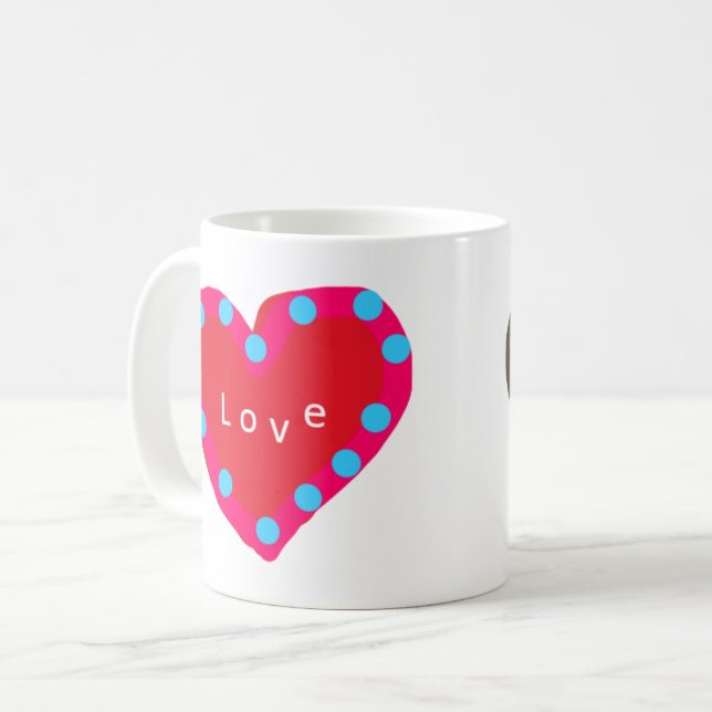 Caneca De Café love (Frente Esquerda)