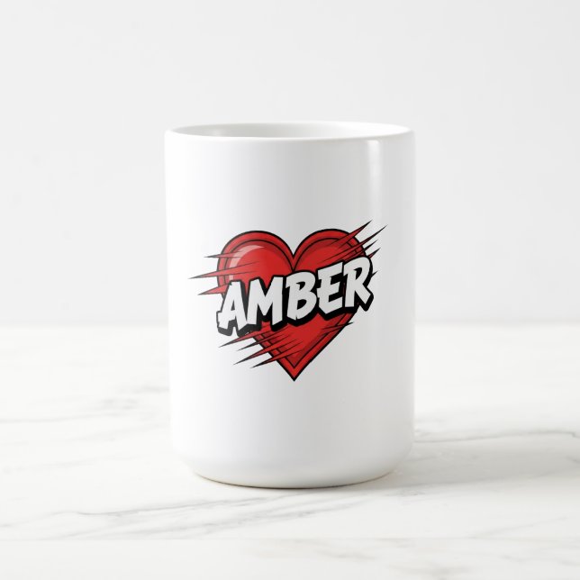 Caneca De Café Love Amber (Centro)