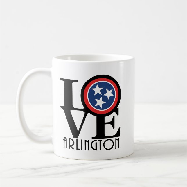 Caneca De Café LOVE Arlington 11oz (Esquerda)