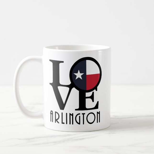 Caneca De Café LOVE Arlington 11oz (Esquerda)