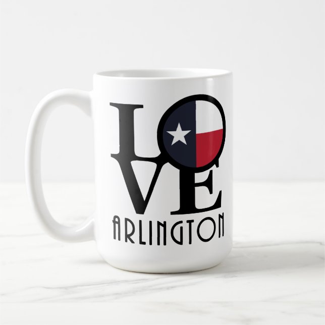 Caneca De Café LOVE Arlington 15oz (Esquerda)
