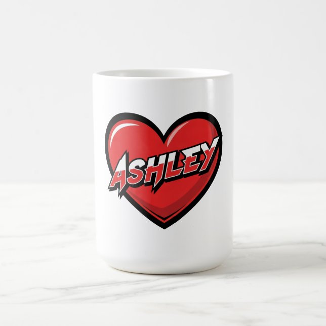 Caneca De Café Love Ashley (Centro)
