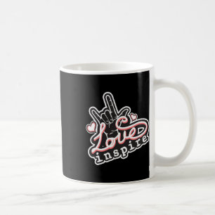 Caneca De Café Love Asl Ily Hand Sign Language Daf Consciência