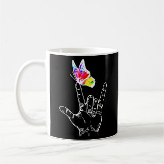 Caneca De Café Love Asl Love Sign Language Ily